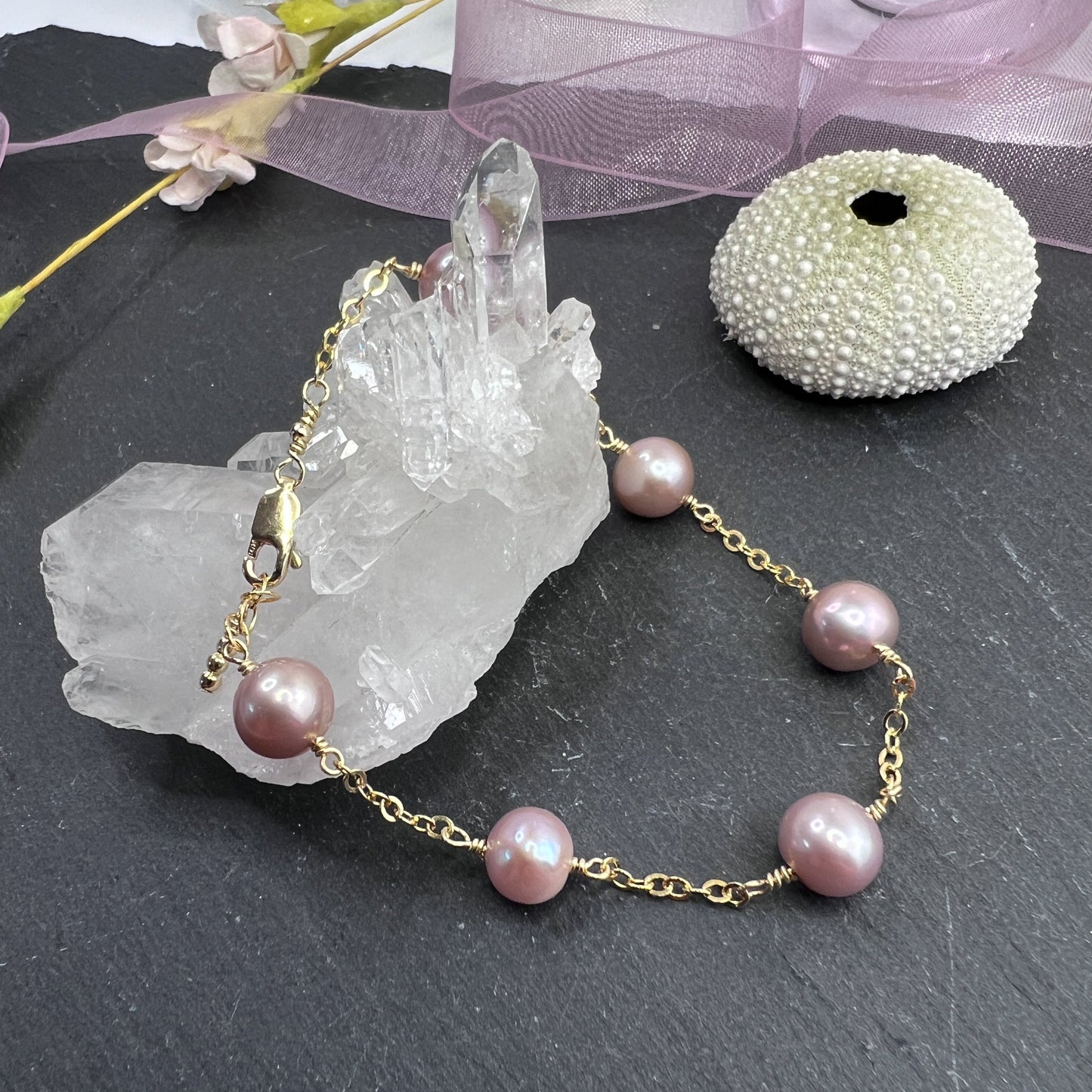 Edison Pearl Station Bracelet