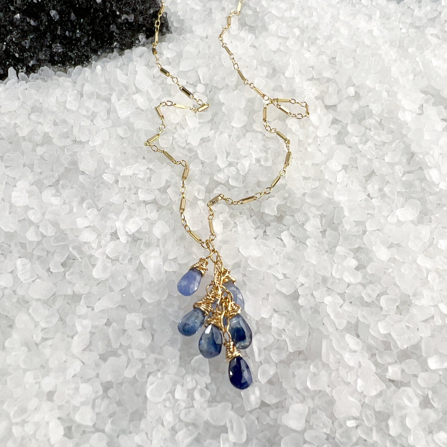 Sapphire Waterfall Necklace