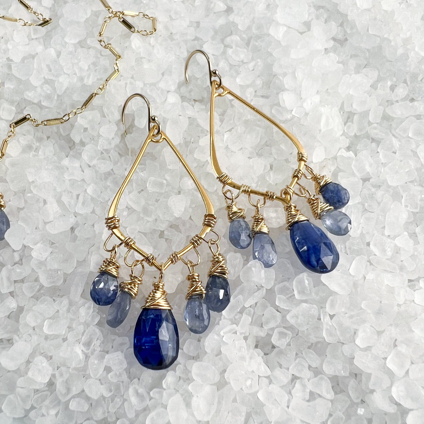 Sapphire Chandelier Earrings