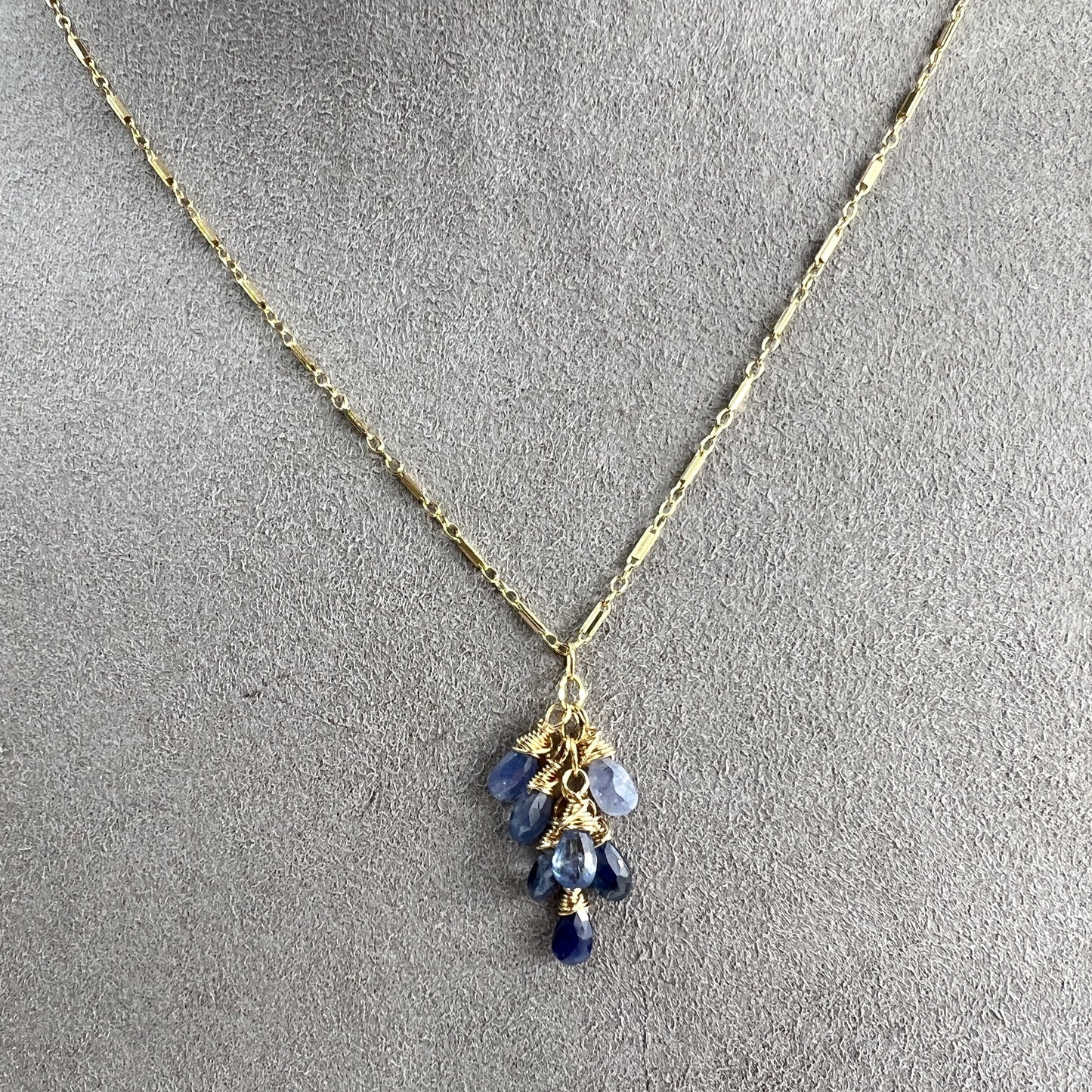 Sapphire Waterfall Necklace