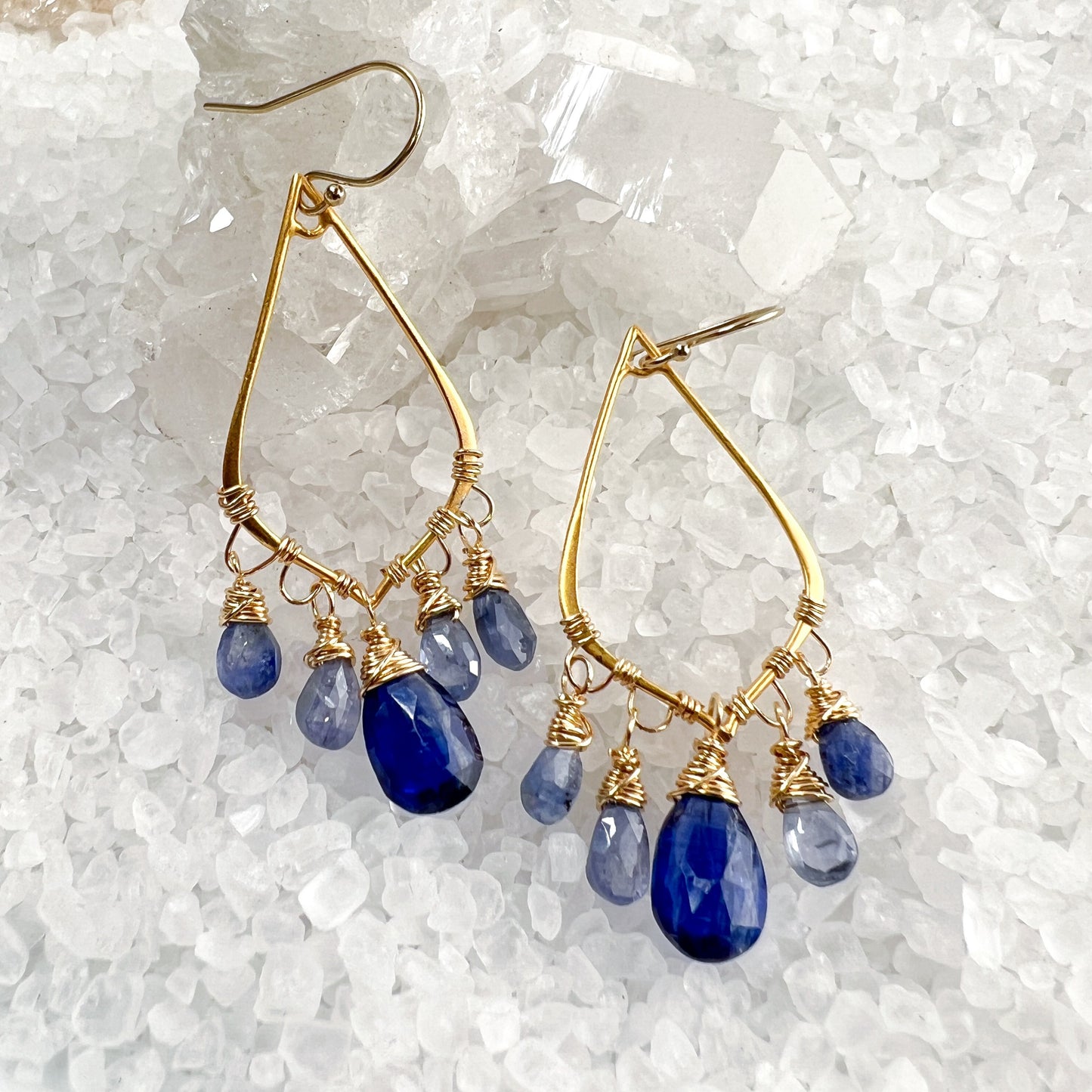 Sapphire Chandelier Earrings