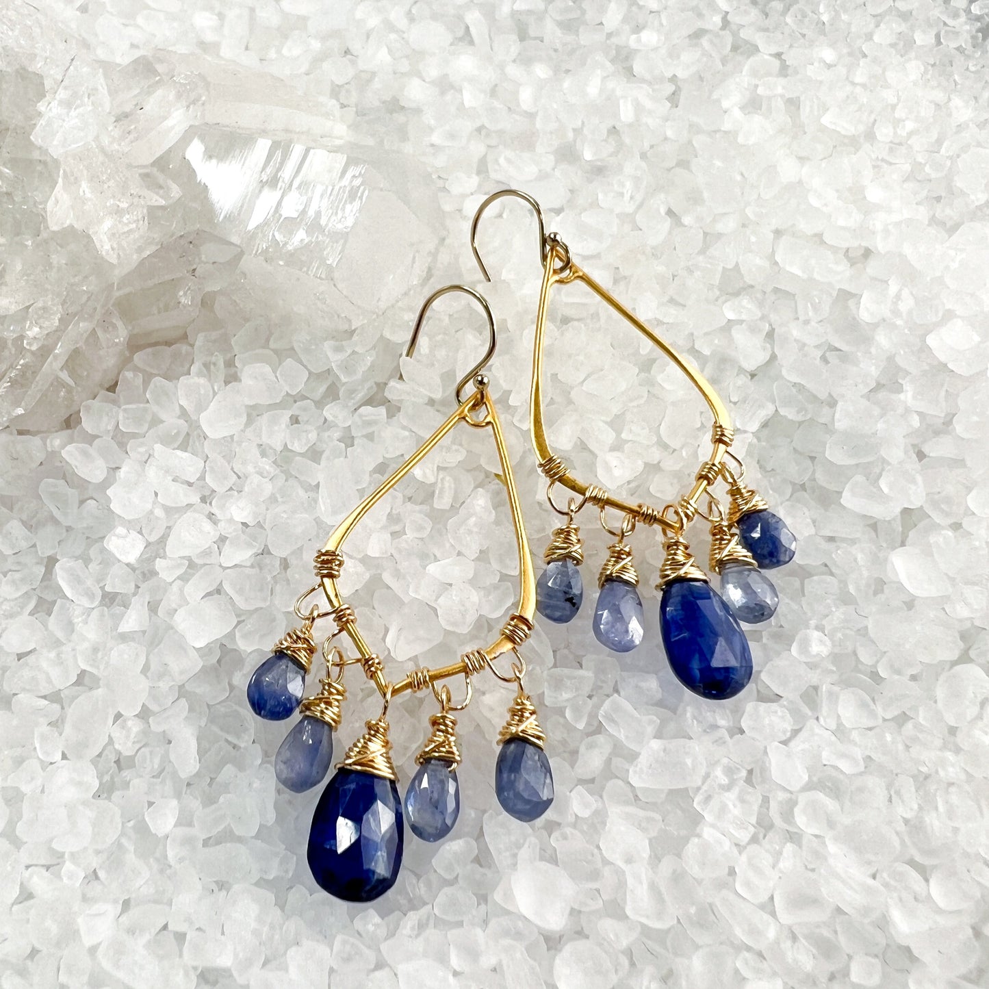 Sapphire Chandelier Earrings