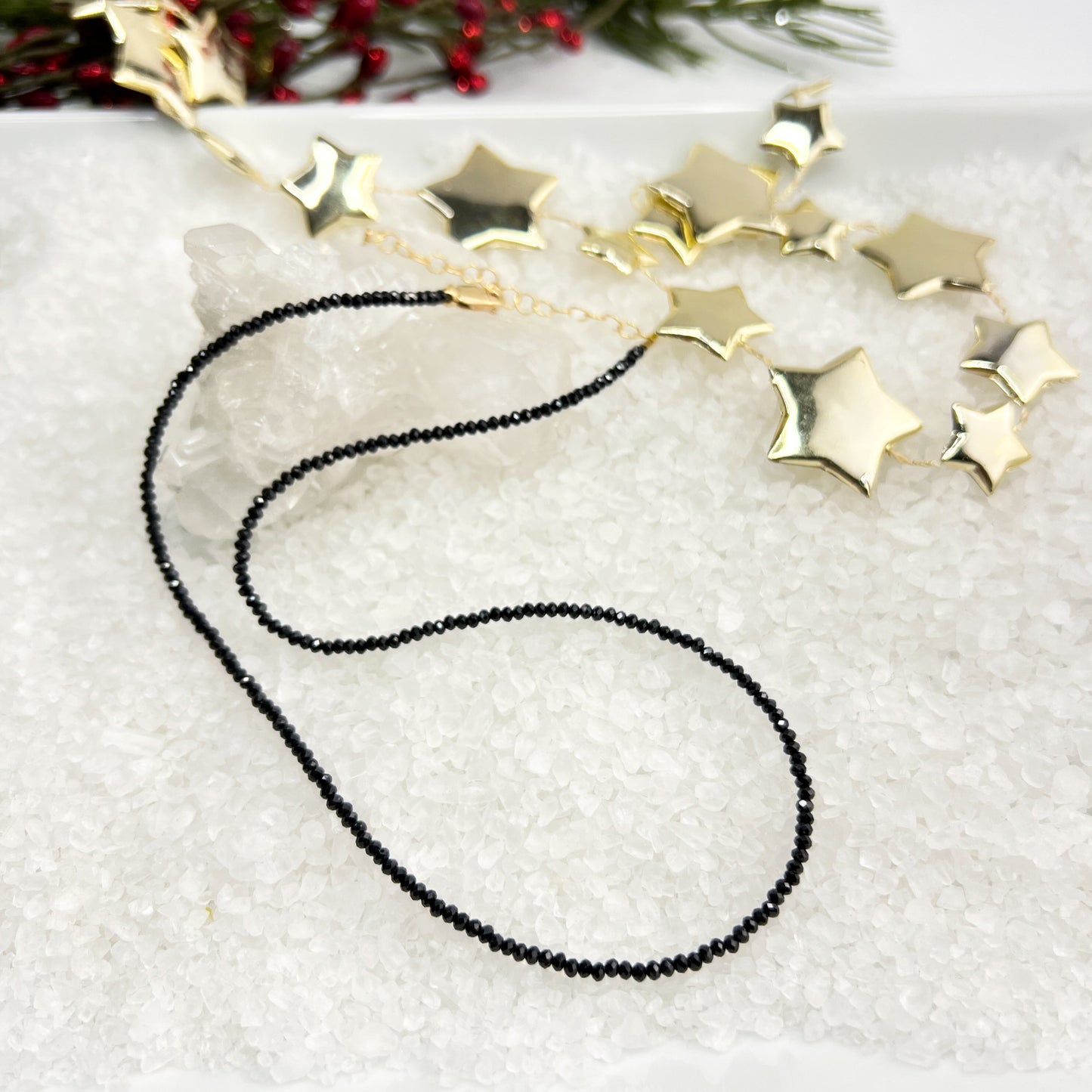 Black Spinel Necklace
