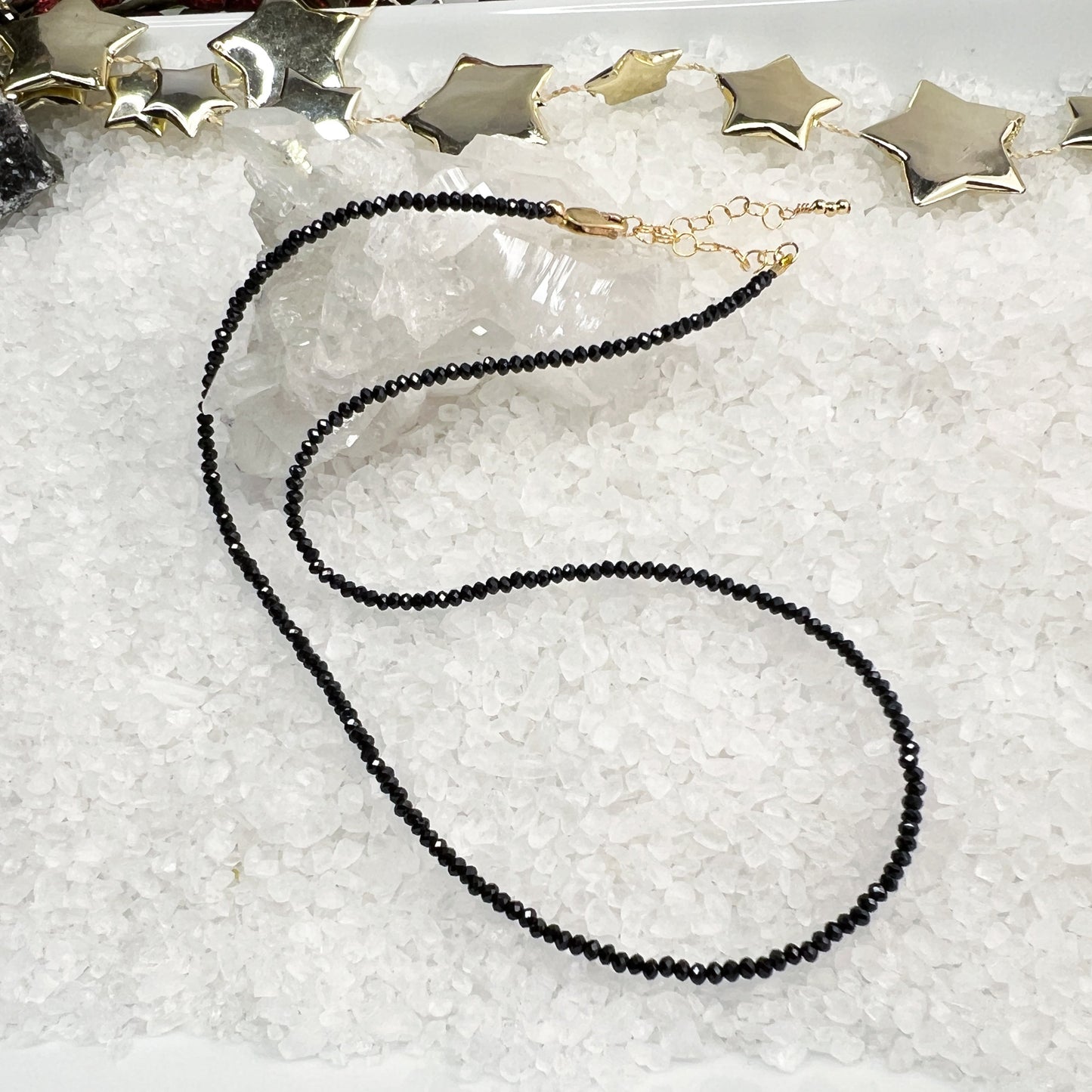 Black Spinel Necklace