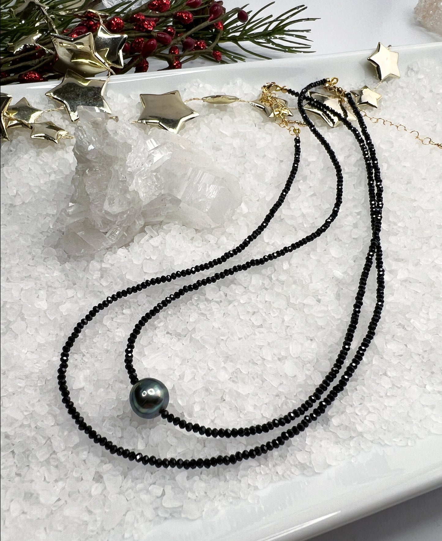Black Spinel Necklace