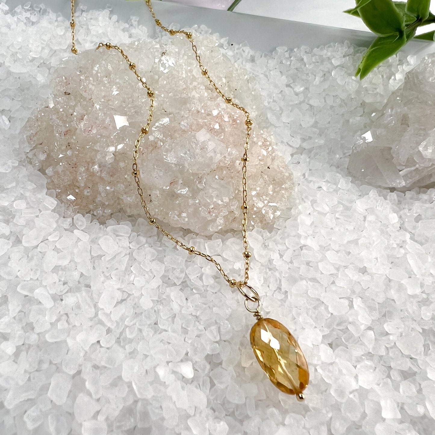 Citrine necklaces