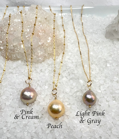 Colorful Edison Pearls Necklaces