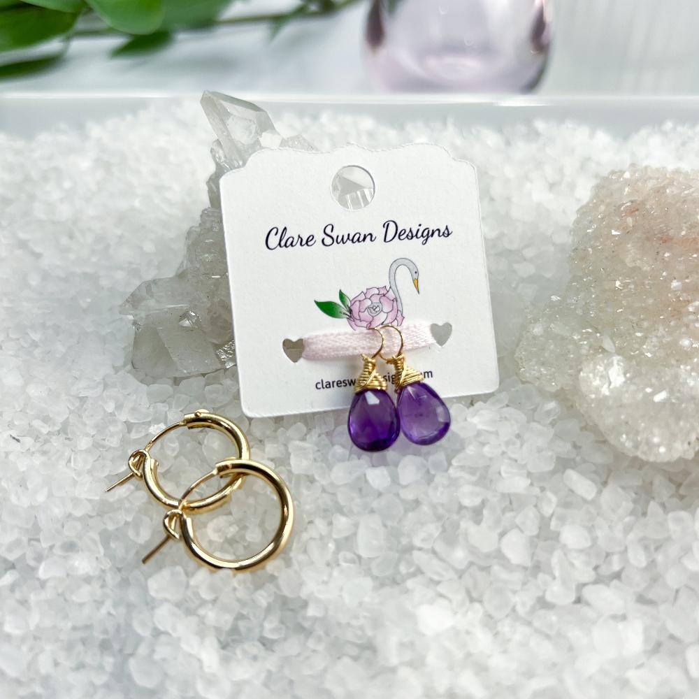 Gemstone Earring Charms