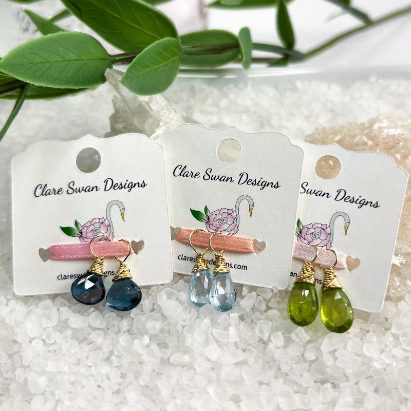 Gemstone Earring Charms