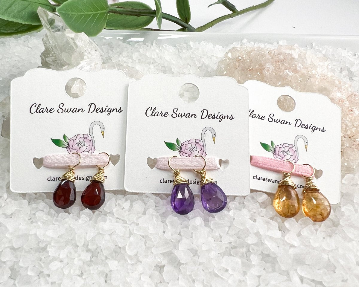 Gemstone Earring Charms