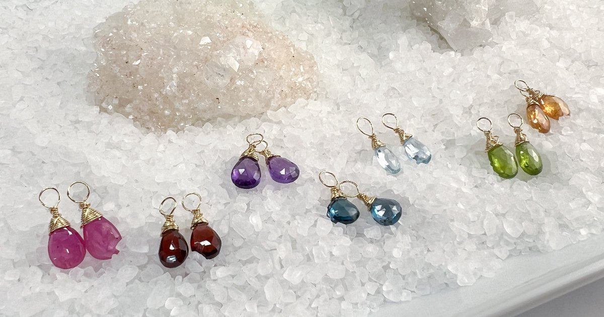 Gemstone Earring Charms