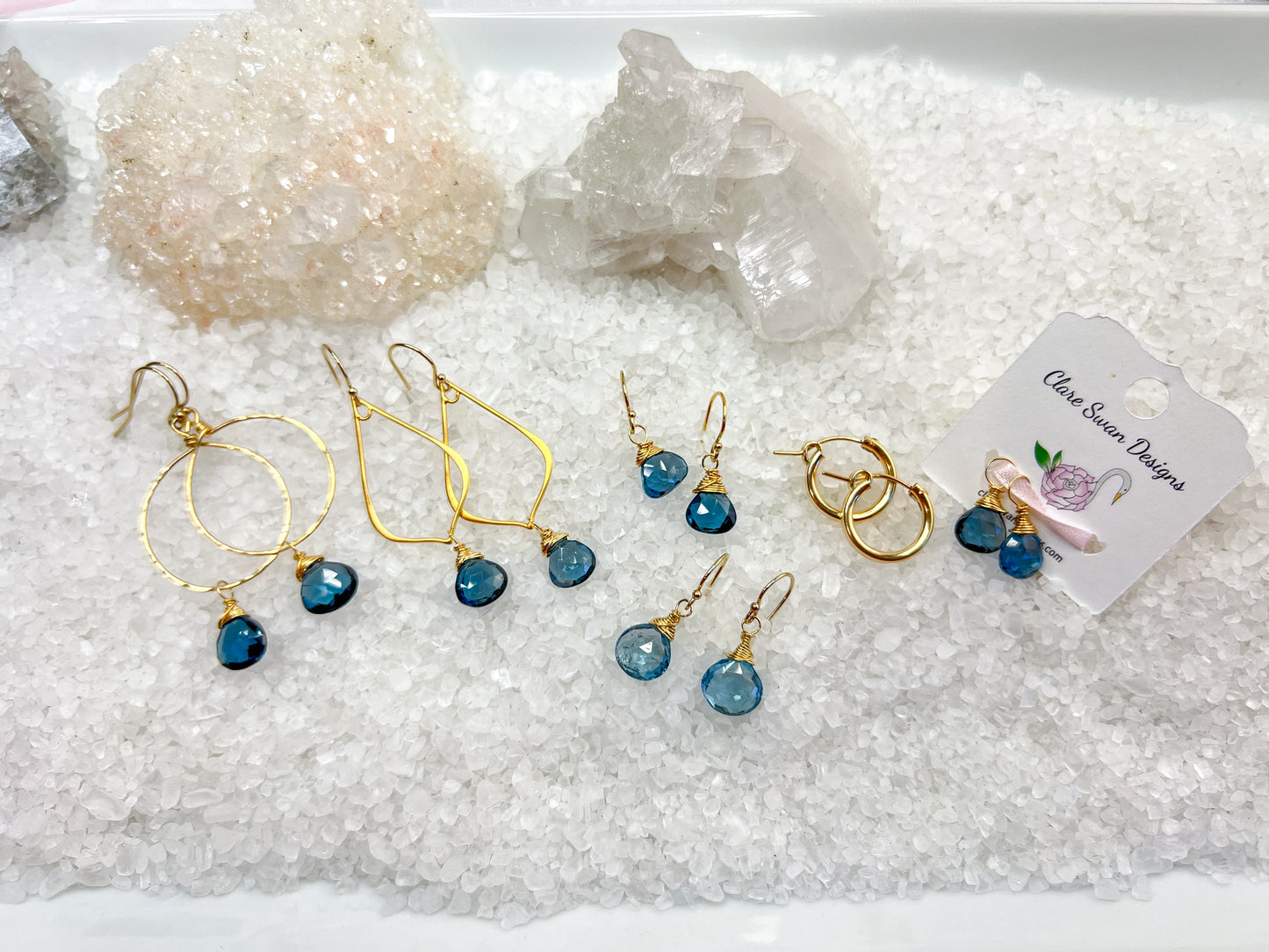 London Blue Topaz Earrings