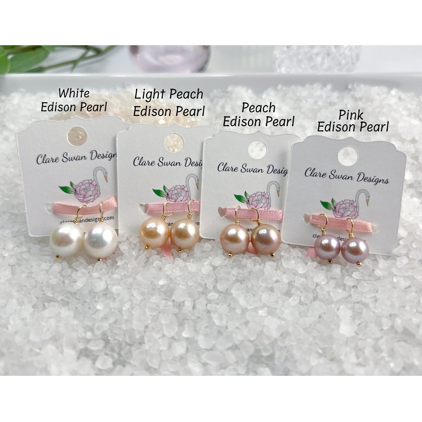 Pearl Hoop Earrings