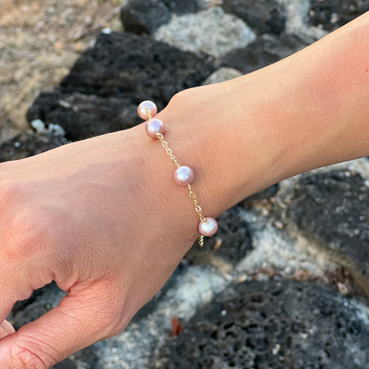 Edison pearl station bracelet