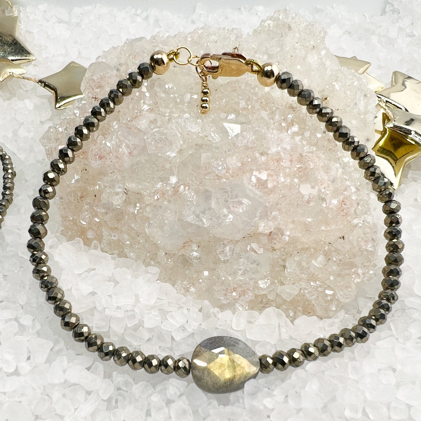 Pyrite & Labradorite Bracelet