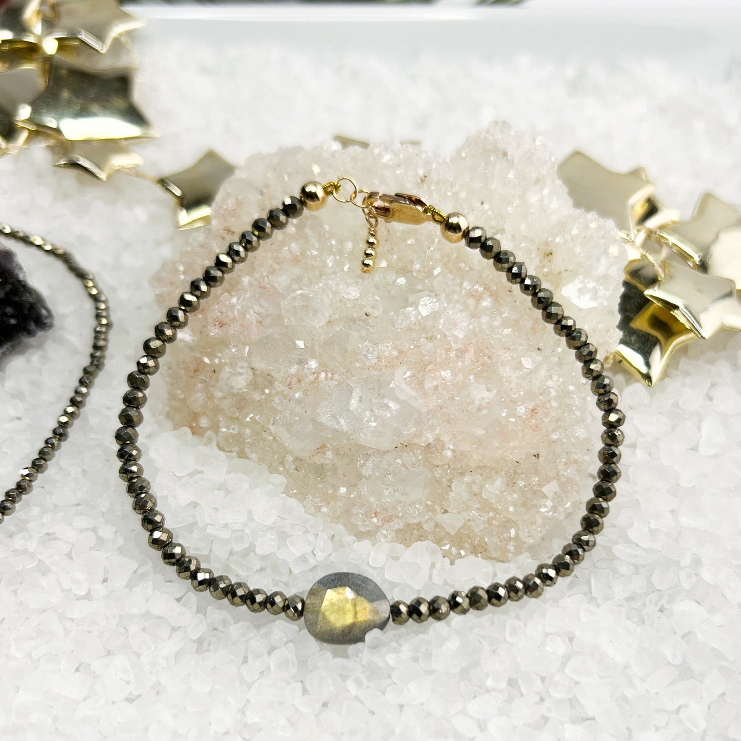Pyrite & Labradorite Bracelet