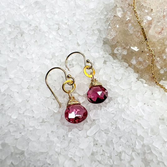 Rubillite Earrings