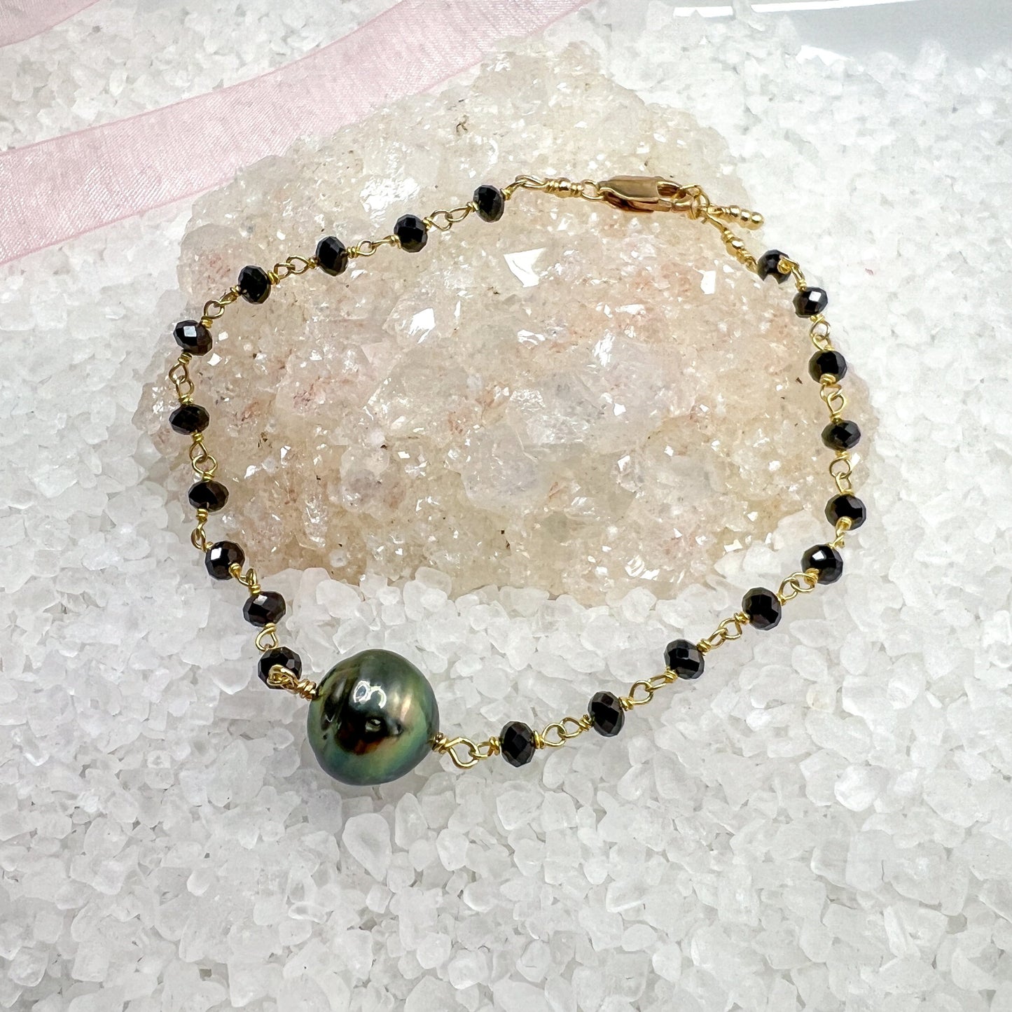 Tahitian Pearl and Gemstone Bracelets