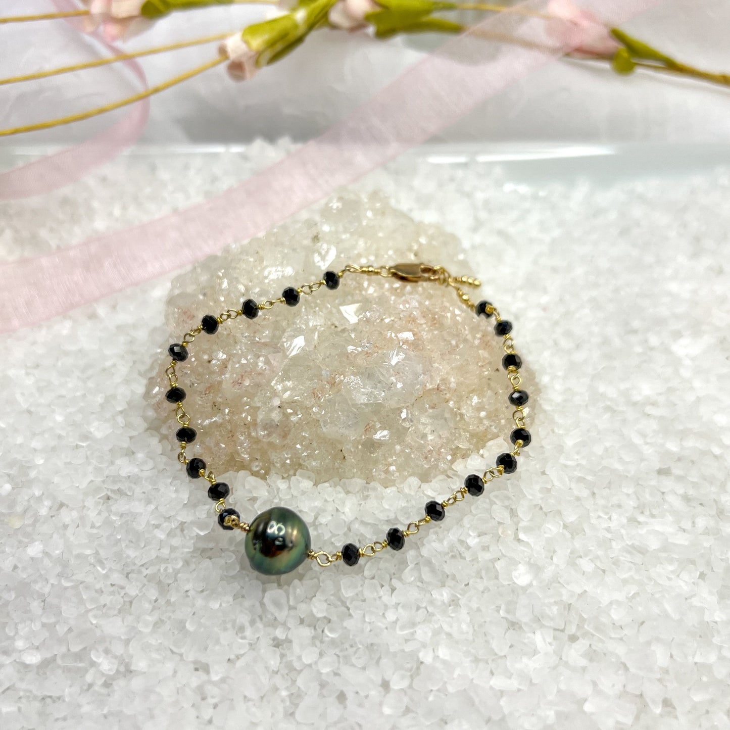 Tahitian Pearl and Gemstone Bracelets