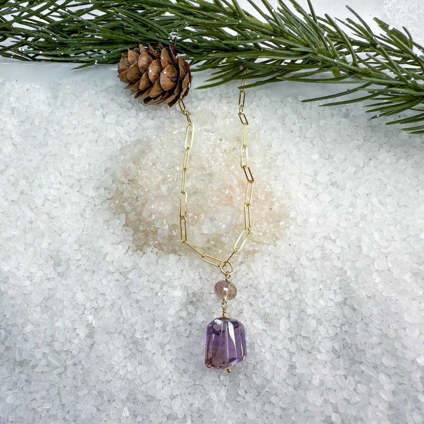 Ametrine Nugget Necklace
