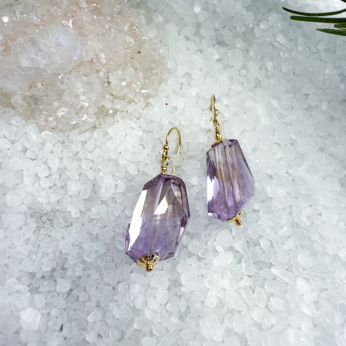 Ametrine Nugget Earrings