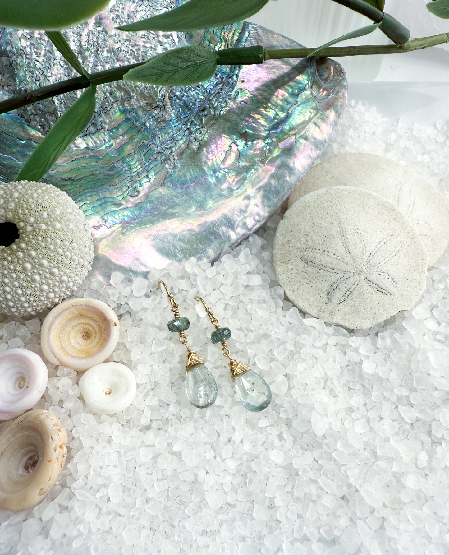 Aquamarine Drop Earrings