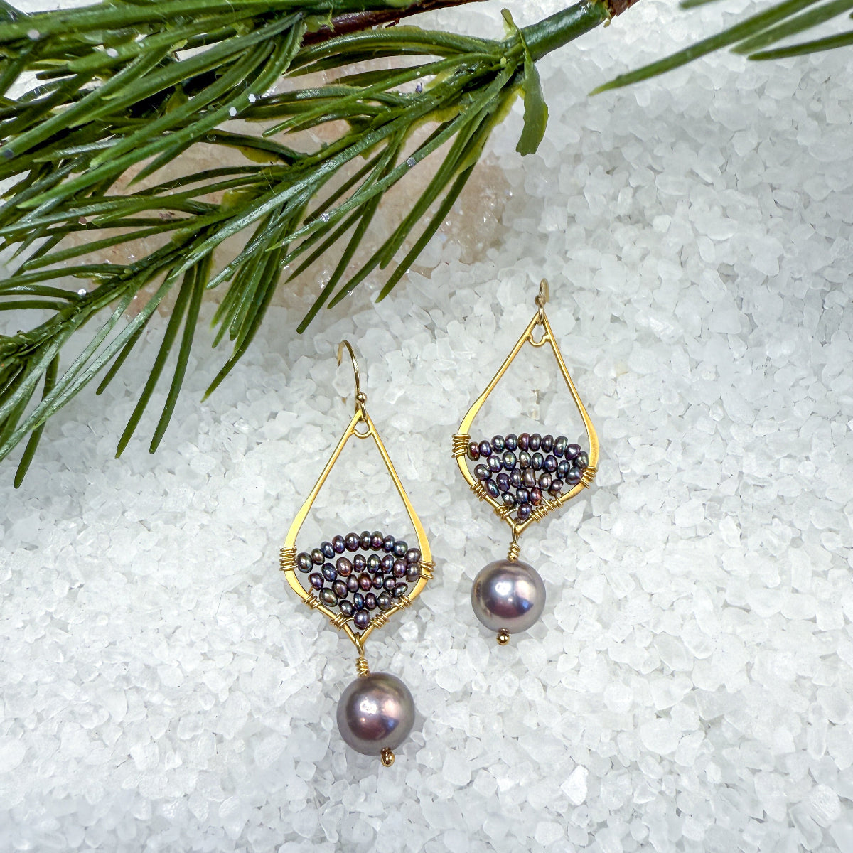 Edison & Gray Pearl Earrings