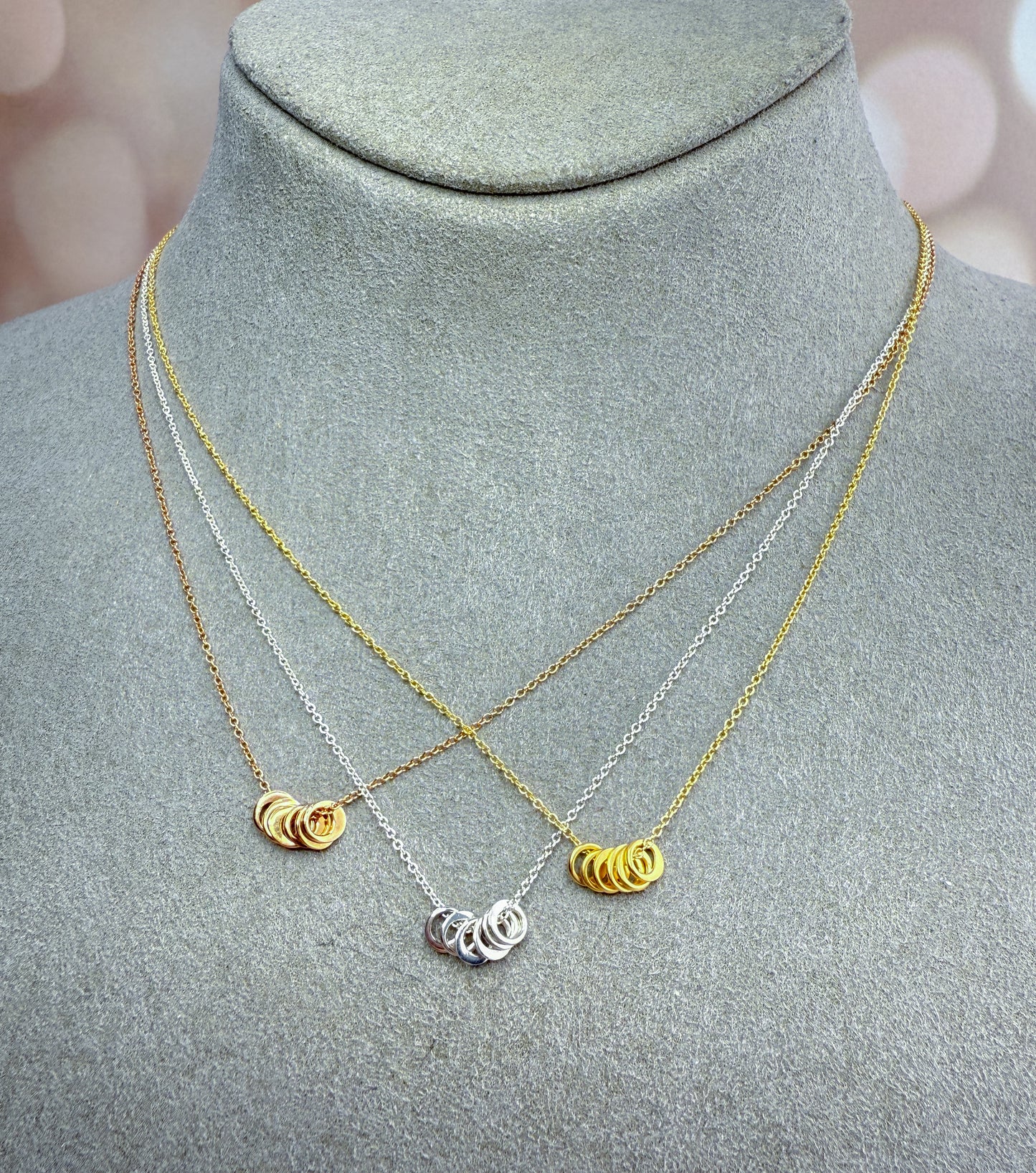 Floating Rings Necklace