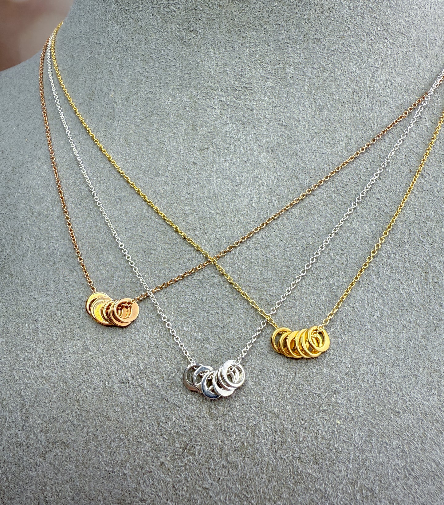 Floating Rings Necklace