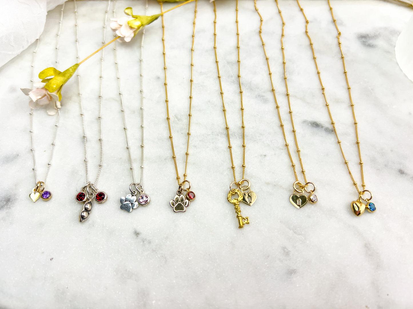 Heart Lock & Key Necklace