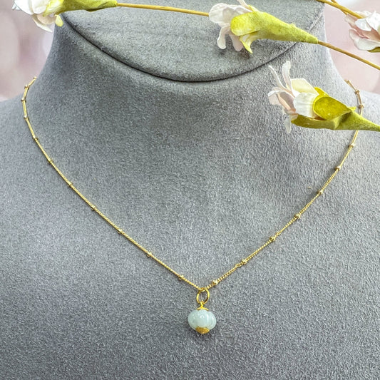 Jade Chinese Lantern Necklace