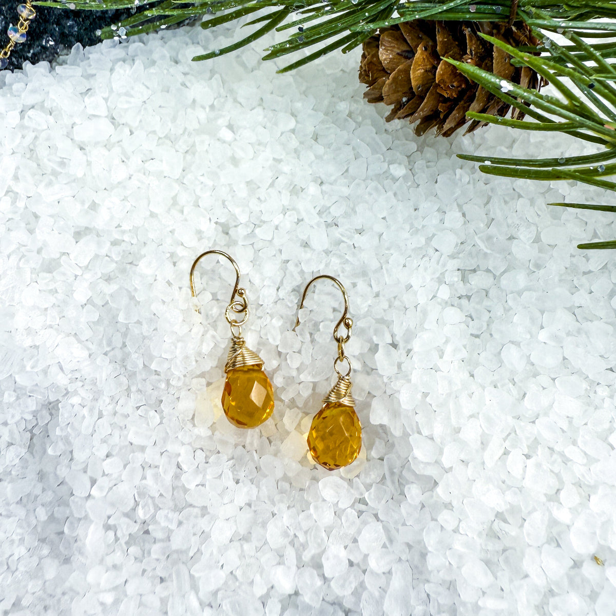 Citrine Drop Earrings