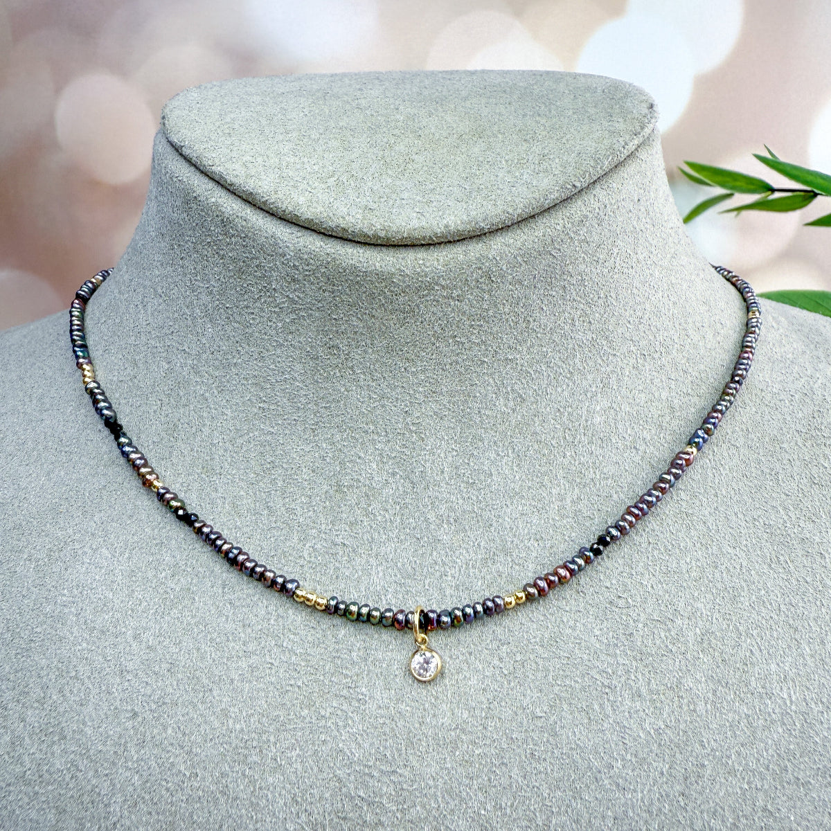 Pearl & Gemstone necklace