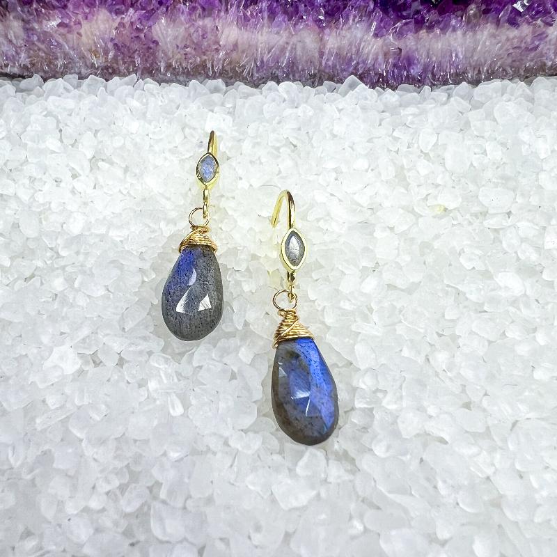 Labradorite Earrings