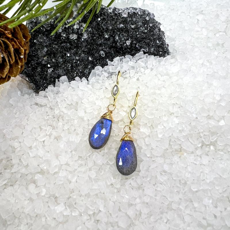Labradorite Earrings