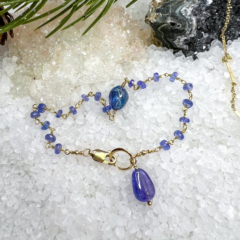 Tanzanite Rosary Bracelet