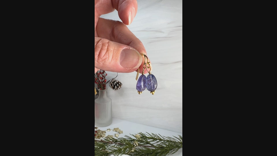 Tanzanite Drop Earrings