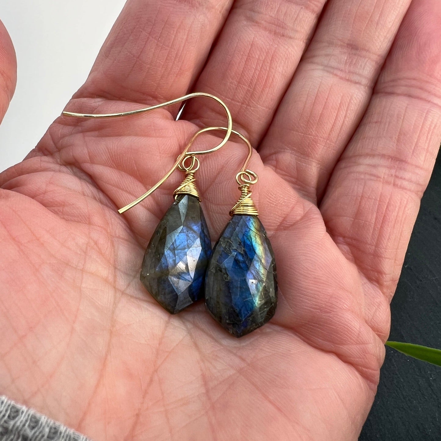 Labradorite Drop Earrings