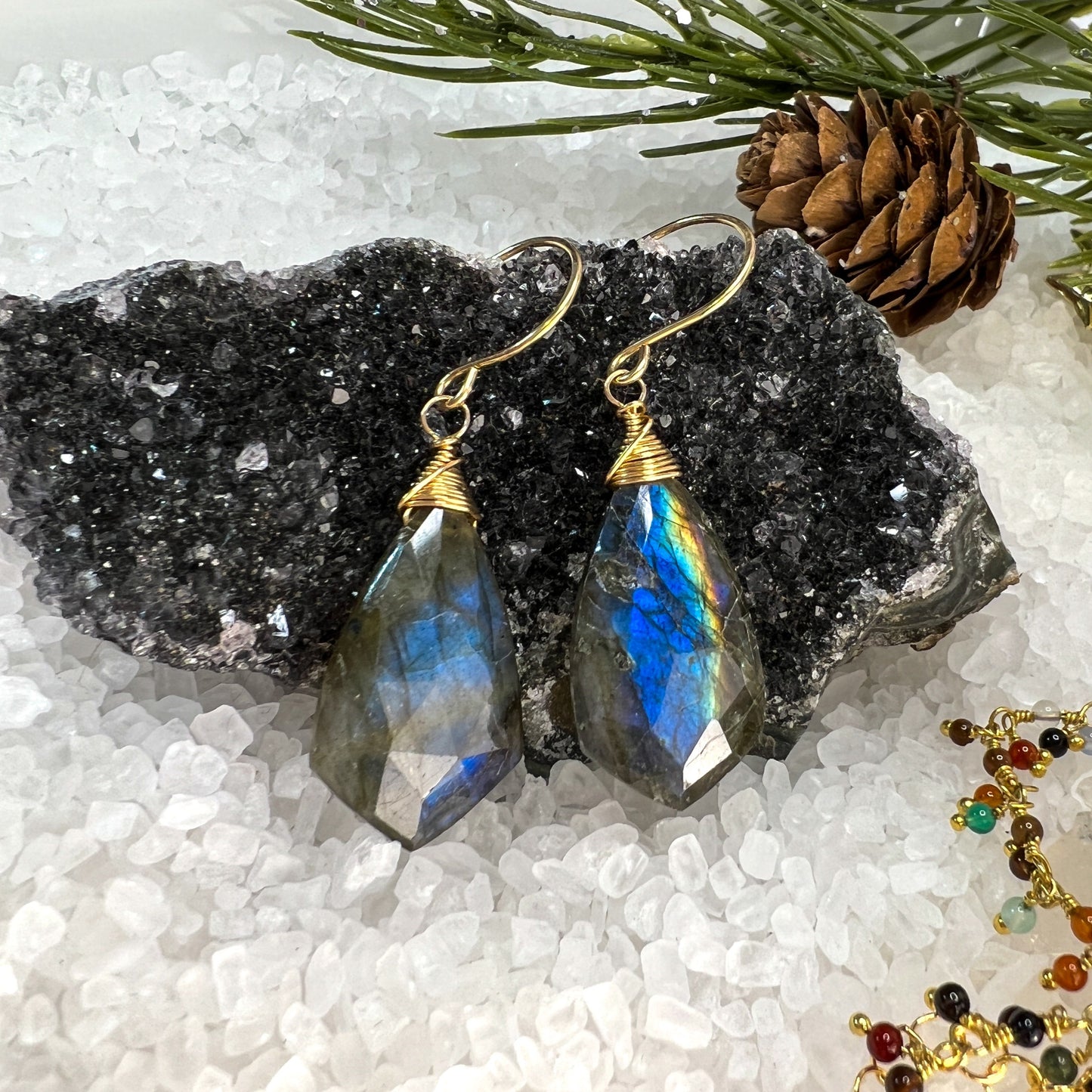 Labradorite Drop Earrings