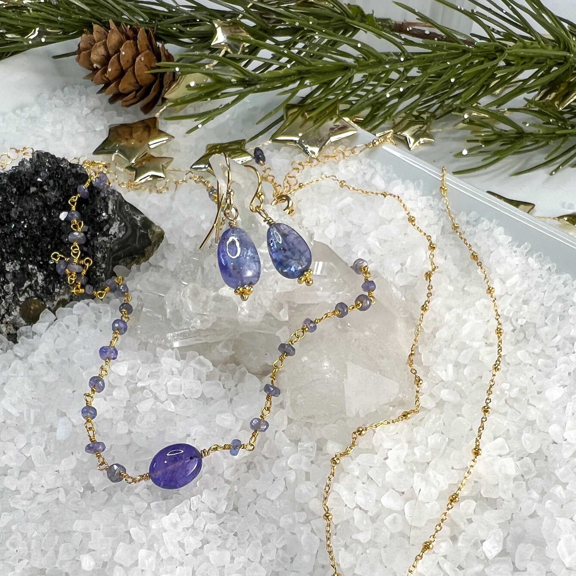Tanzanite Drop Earrings