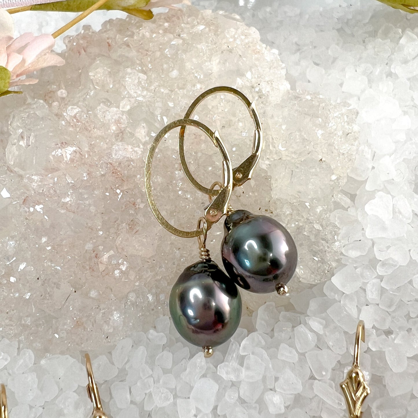 Tahitian Pearl Earrings