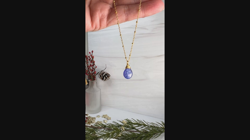 Tanzanite Pendant Necklace
