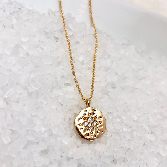 Starburst Necklace, Gold Starburst Necklace