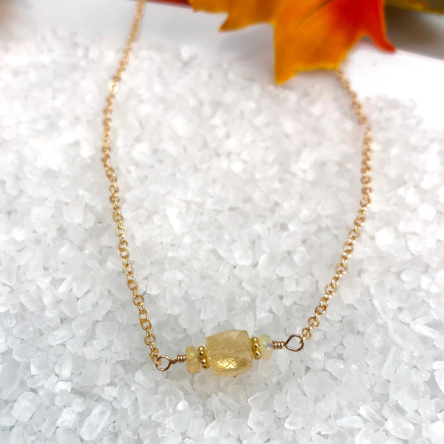 Citrine Gift Set, Opal Gift Set, October Birthstone, November Birthstone