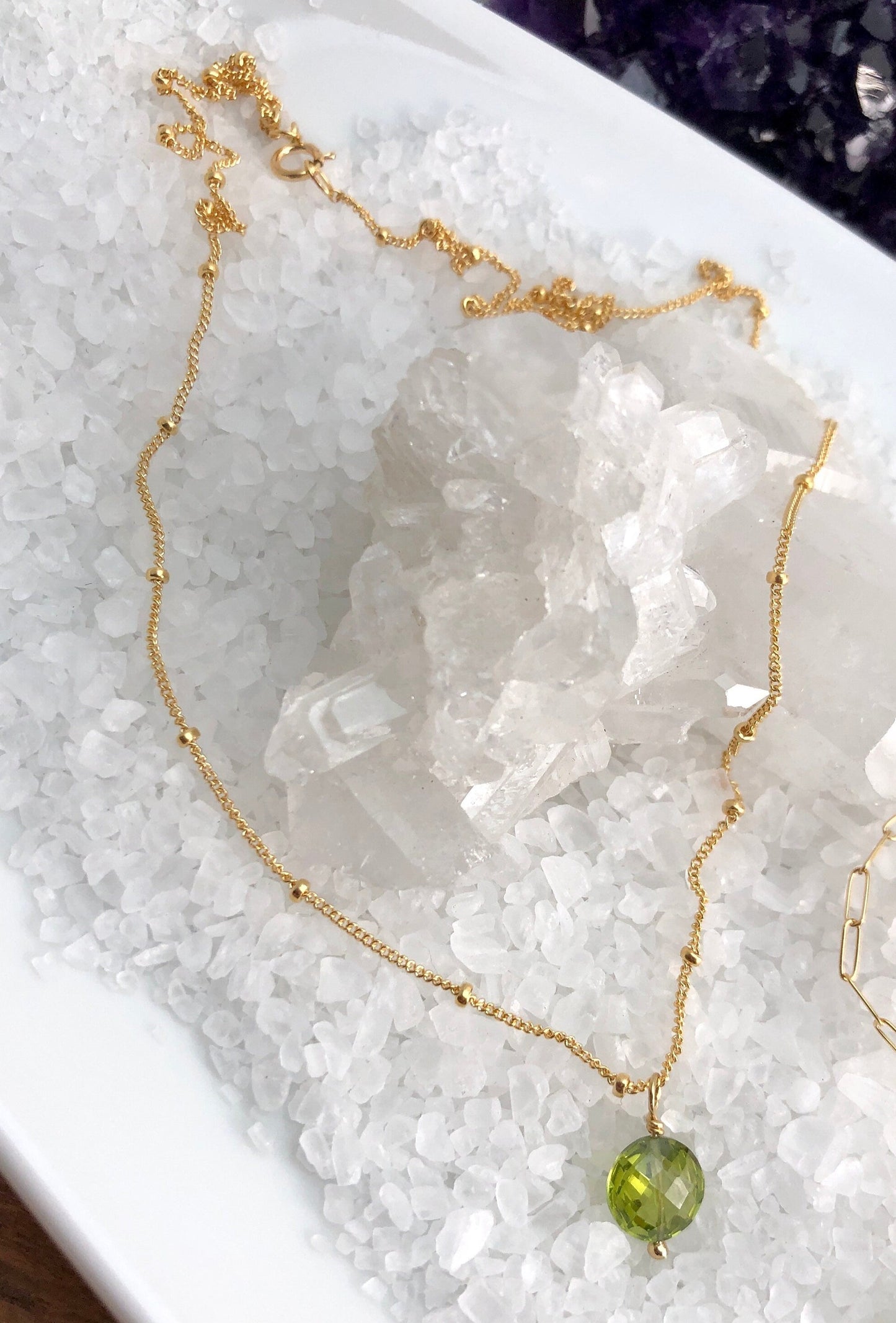 Peridot Gift Set, August Birthstone