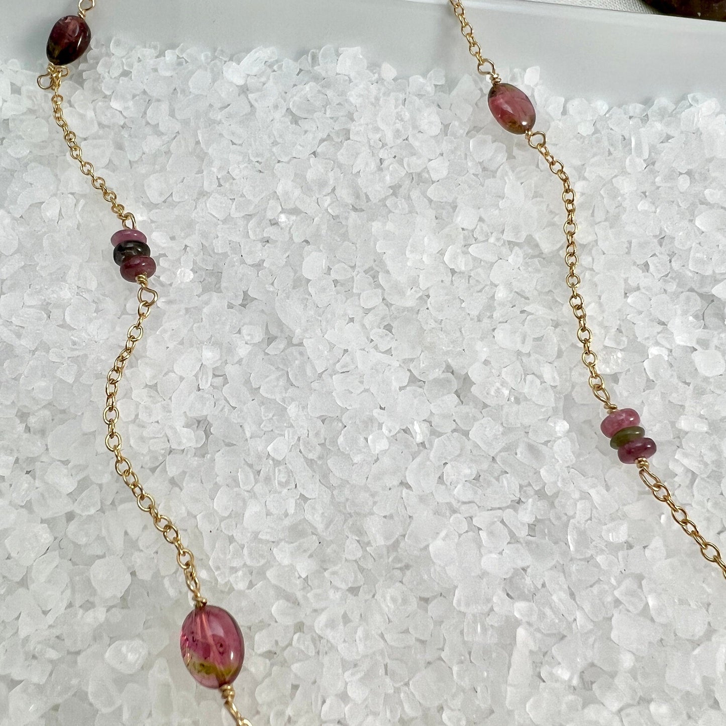 Watermelon Tourmaline Necklace