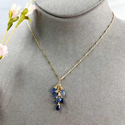 Sapphire Waterfall Necklace
