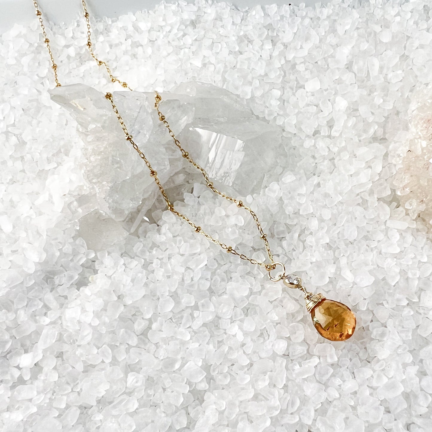 Imperial Topaz Necklace 