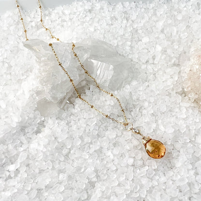 Imperial Topaz Necklace 