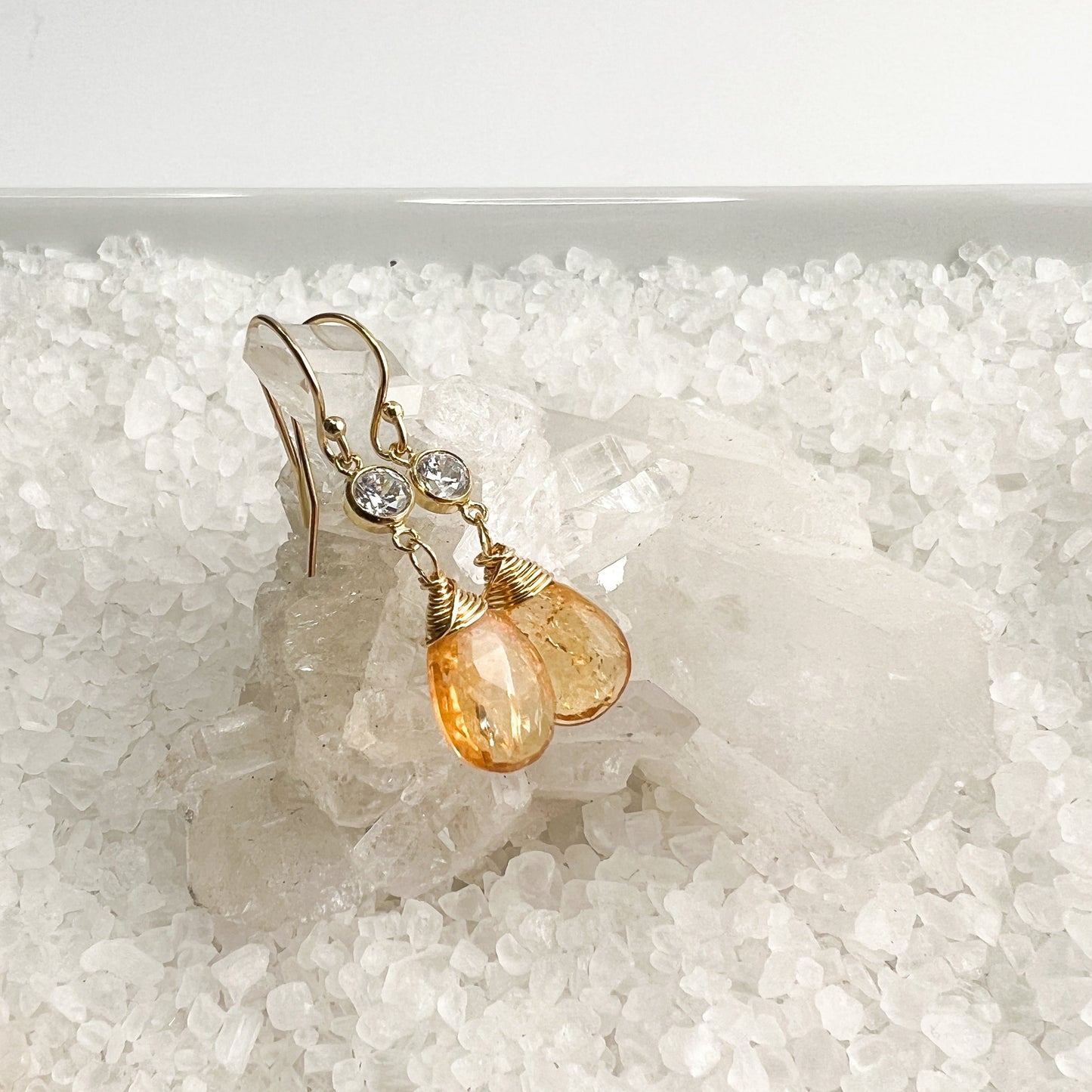 Imperial Topaz Earrings